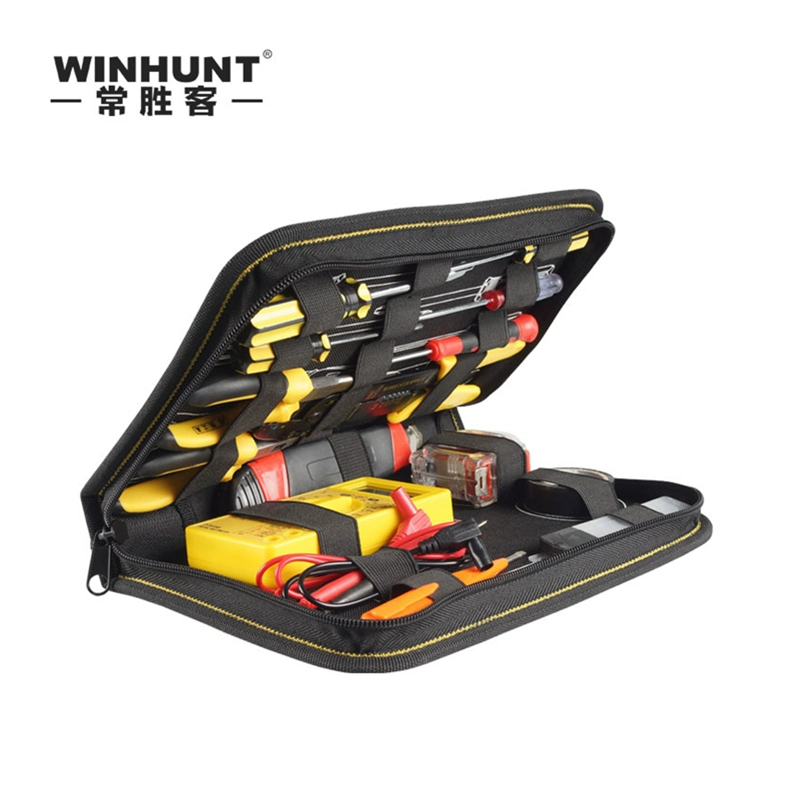 Сумка для инструментов из твердого картона, большая и маленькая портативная сумка для электрика, сумка для инструментов для ремонта сети, сумка для хранения мультиметра