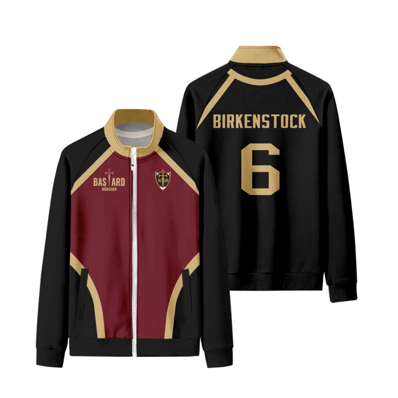 European and American New Anime Blue Lock Blue Prison 3D Printed Cos Zipper Sweatshirt Men's Loose Long-Sleeved Sweatshirt European and American New Anime Blue Lock Blue Prison 3D Printed Cos Zipper Sweatshirt Men's Loose Long-Sleeved Sweatshirt
