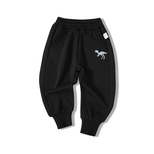 Korean children's spring fashion brand new children's sport pants with thermal lining, boys' casual pants, baby long pants, one-time dropshipping