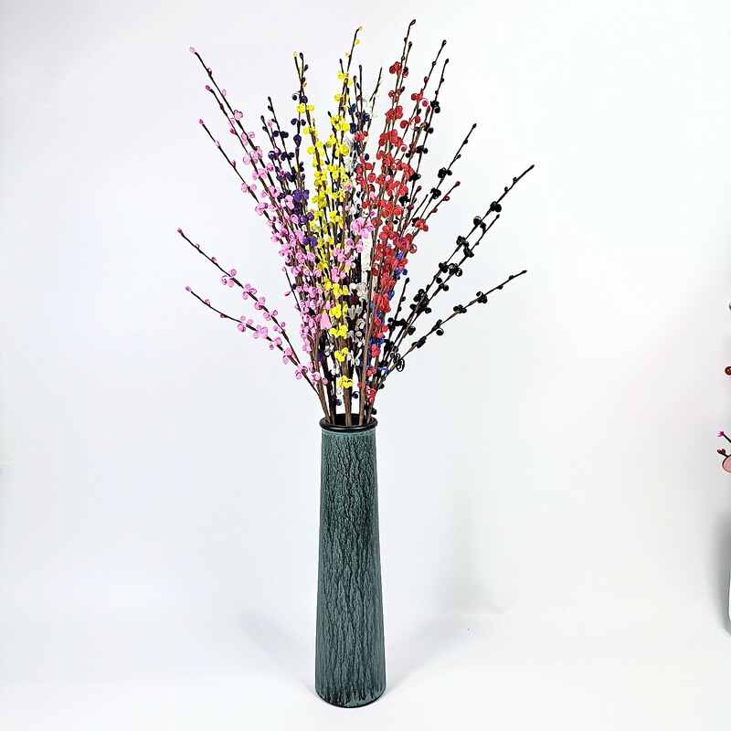 Artificial spring flower cross-border supply INS home decoration kitchen flower PE roll plum Jasmine