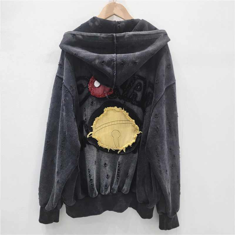 2025 otoño nuevo estilo coreano relajado casual versátil chaqueta con capuz estilo de mujer chaqueta de nicho vaquero