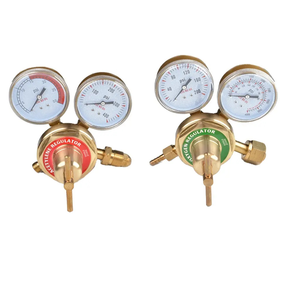 氧气和乙炔调节器焊接气体减压器  美式全铜减压器