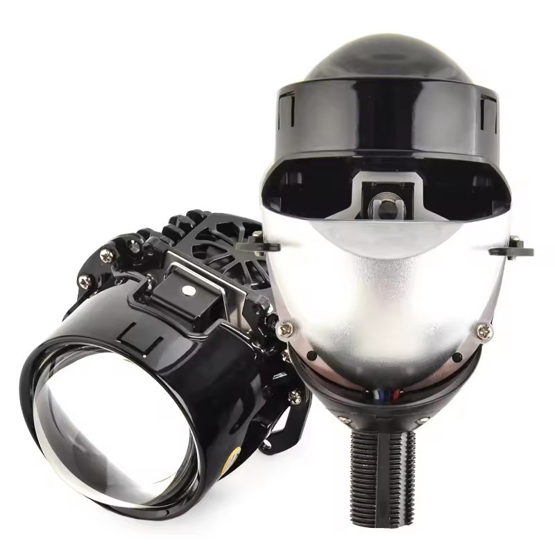 Nueva lente bifocal de gran venta, faro LED para coche de 2,5 pulgadas, lente láser de 65W, foco superbrillante, universal no destructivo