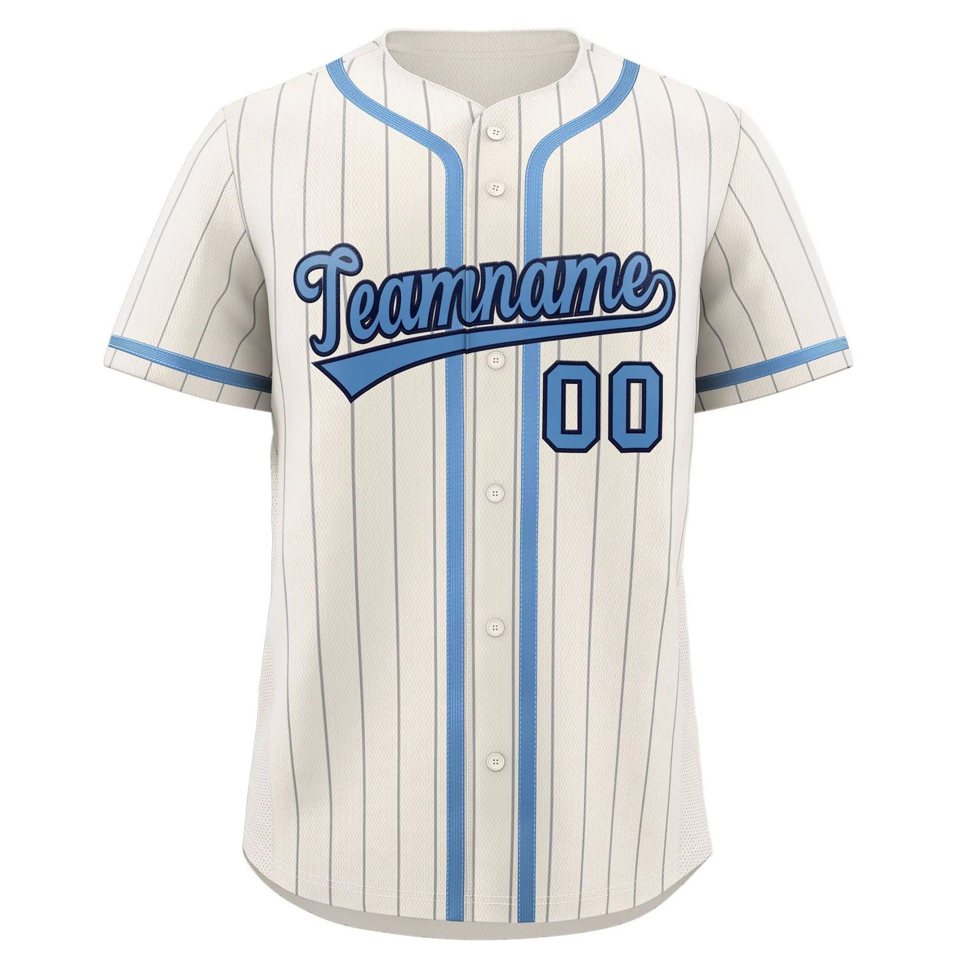 New Fashionable Baseball Jersey Hip-Hop Sports Personalized Team Name Number Striped Men's Baseball Print 6