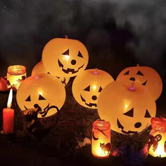 国境を越えたハロウィーンカボチャ風船祭り雰囲気オレンジカボチャ頭ラテックス風船幽霊祭り雰囲気装飾用品