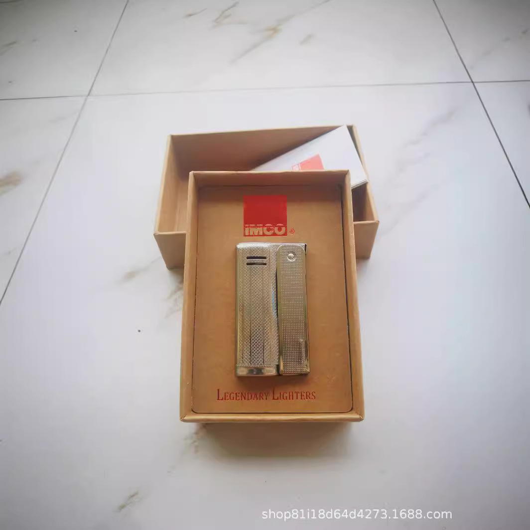 6800爱酷IMCO金属打火机不锈钢棉油机礼品煤油打火机跨境外贸批发