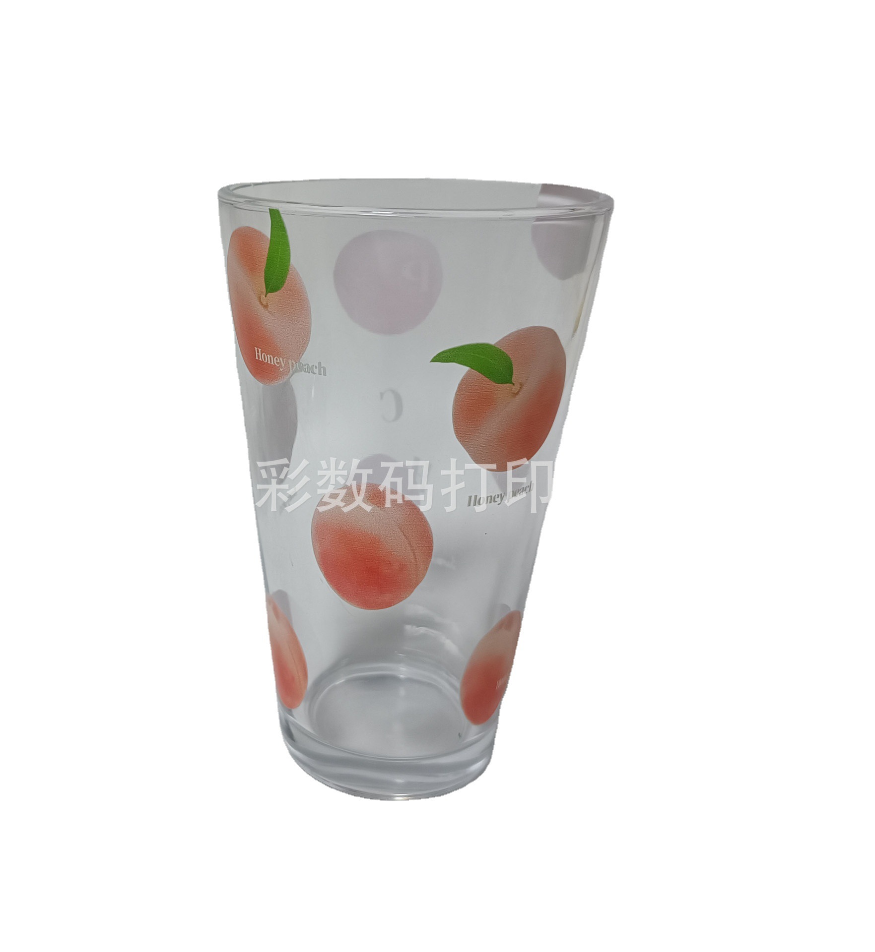 uv打印 3D高脚圆形玻璃水杯酒杯烛杯数码喷绘logo加工