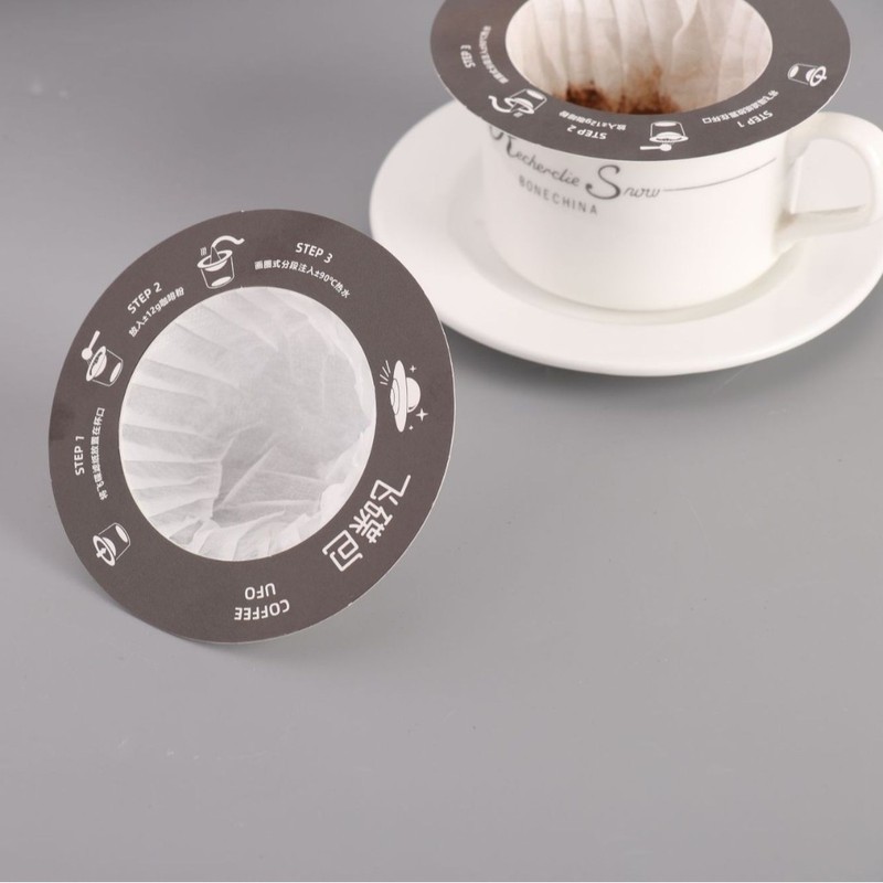 Yan Jie 手作り UFO コーヒー濾紙食品グレードのドリップフィルター漏斗濾紙ソースメーカー卸売|undefined