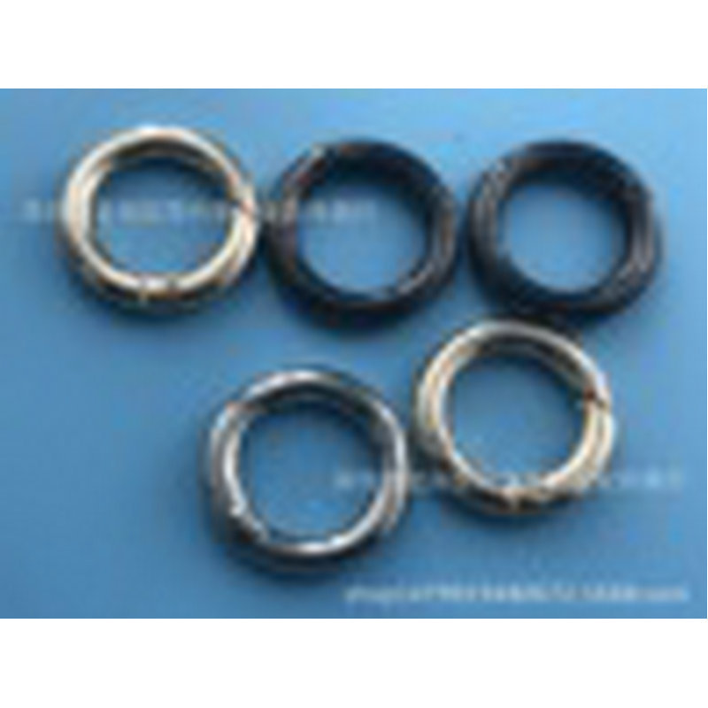 厂家供应锌合金弹簧圈金属圆形挂钩箱包扣件20mm金属开口圆圈5.0