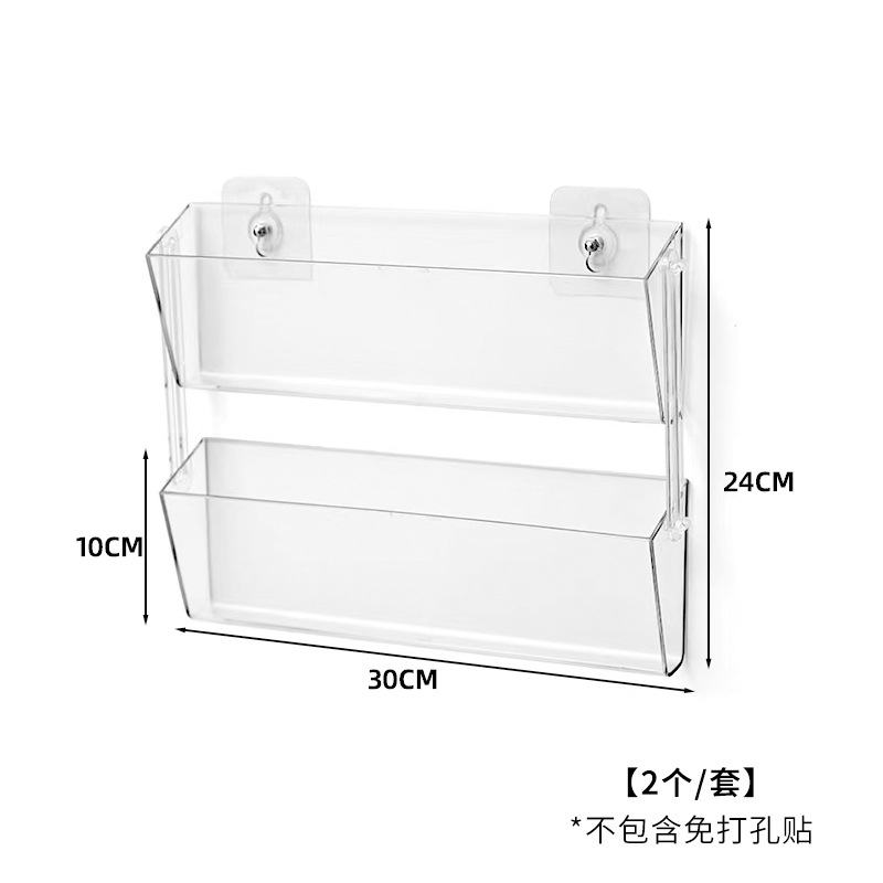 Tarjetas acrílicas transparentes almacenamiento de tarjetas de pared estante de visualización de almacenamiento caja de almacenamiento florista material estante de tarjetas materiales floral