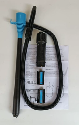Kempinq və səyahət – Upgraded cross-border controllable flow - blue-small-gun-black-tube