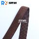 Nylon color in stock 1.0-2.5 single-sided wool flat plaid suede elastic webbing bra hem accessories