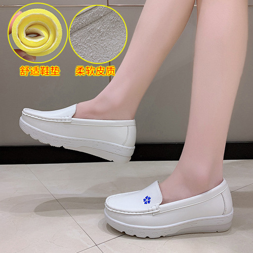 Nurse shoes women's autumn and winter new fashion versatile shoes spring and autumn soft sole non-slip hospital work shoes small white shoes