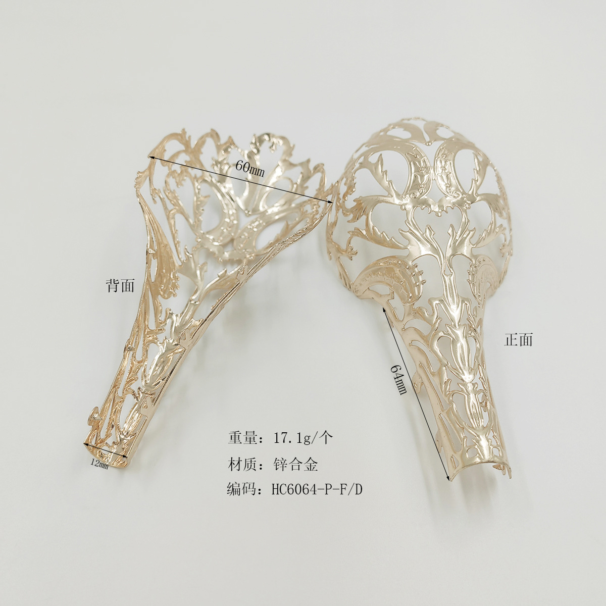 Zapatos complejos retro chinos con Phoenix-tipo talón decoración hueco metal pieza accesorios zapatos de boda zapatos de tacón alto zapato femenino cubierta