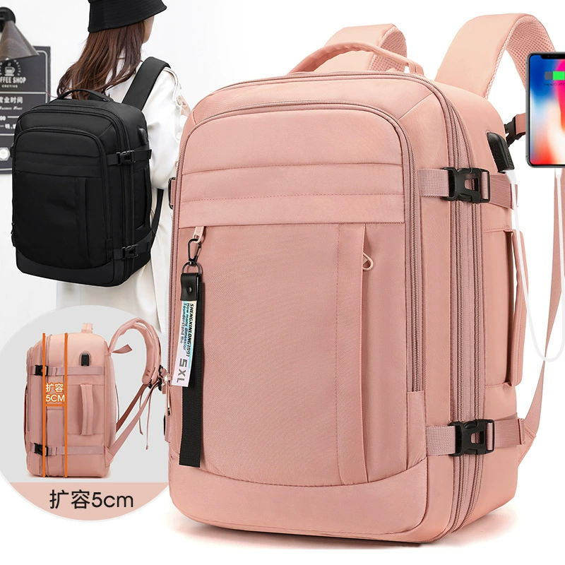 Трансграничный бизнес-рюкзак многофункциональный большой емкости расширяемый водонепроницаемый ежедневный багаж на плече