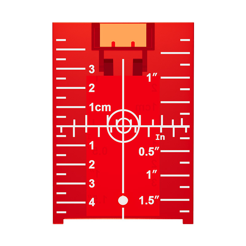 Diseño de instalación de objetivos láser con cinturón reflectante para nivelación de techo colgante transfronterizo con nivelación magnética