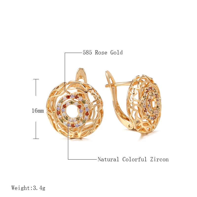 South Korean goods, earrings, elegant universal zirconium, accessory, micro incrustation