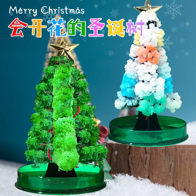 Бумажное дерево цветущее волшебная Рождественская елка DIY Материал Пакет Рождественская Детская игрушка ручной работы настольное украшение Креатив
