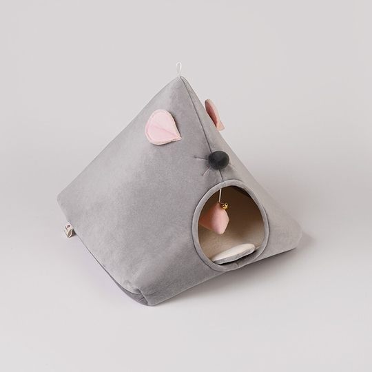 Cute Dragon Boat Festival Zongzi Pointed Corner Small Pet Zodiac Rabbit Winter Warm Four Corner Cotton Nest Cage Inner Corner Nest Cat Nest