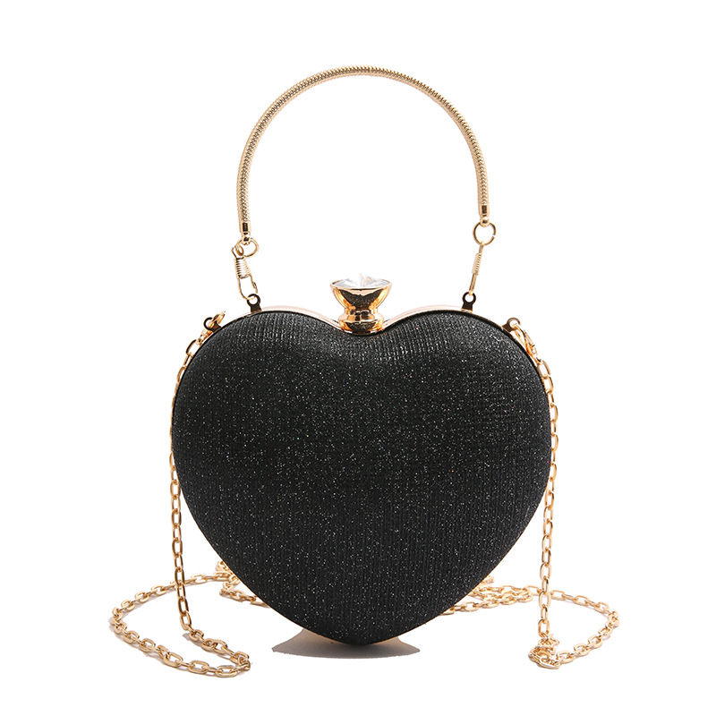 Borsa a tracolla a forma di cuore pochette elegante da donna_voghion.com