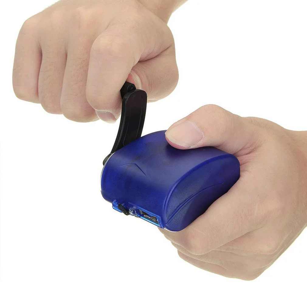 Outdoor emergency charge hand shake charger USB interface hand shake charger portable outdoor charging