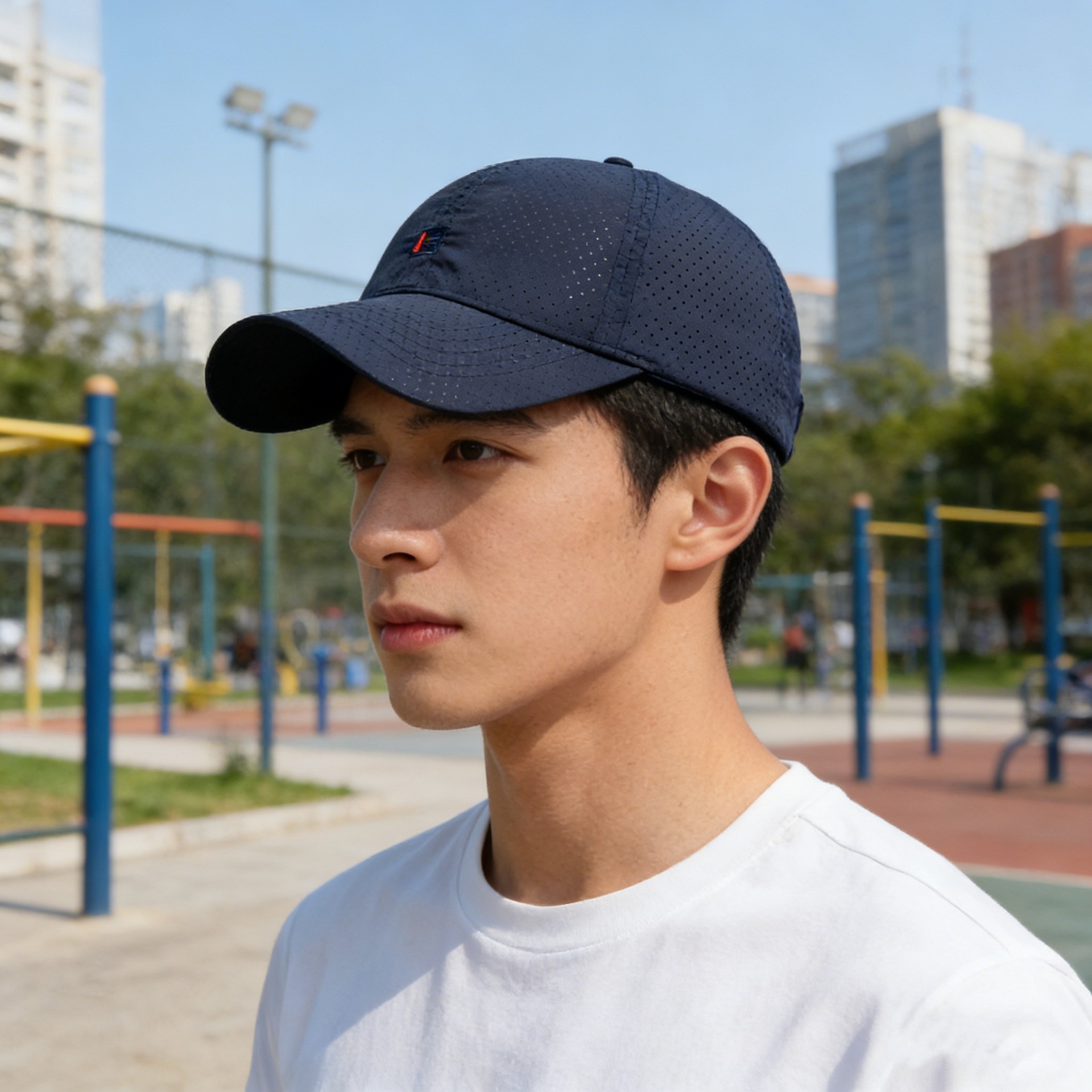 Spring Summer New Quick-dry Perfored Baseball Kerry Zhongxiu Simple And Stylish Duckbill Cap, Outdoor Sun Protection_voghion.com