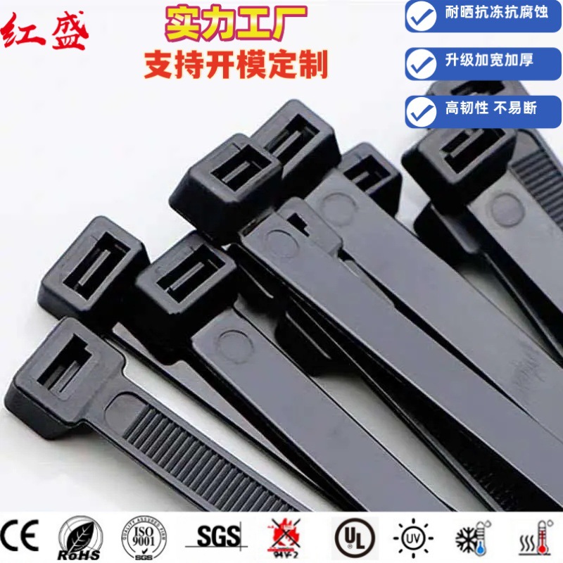 泛达panduit尼龙扎带PLT6H-C0 耐候性扎带黑色 规格530*8.9mm