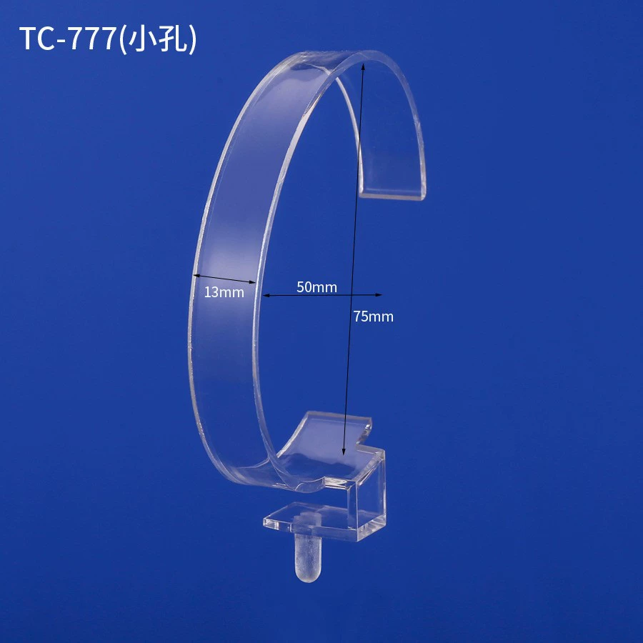 TC и весенний прозрачный держатель часов для часов PC стеллаж не легко сломать C-круг ювелирная стойка для часов спот оптом