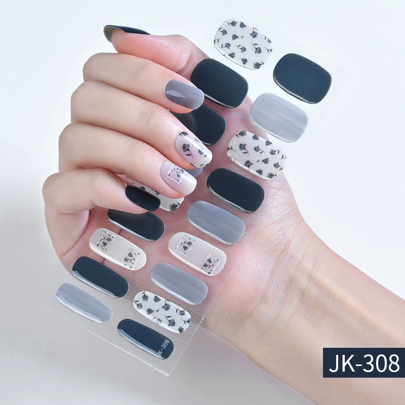 Набор для ногтей XT Gel с наклейками, искусственные ногти и лак для ногтей