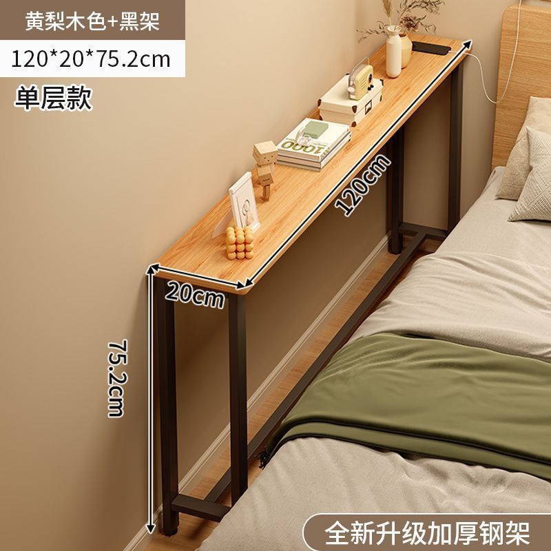小户型卧室电脑桌女生简易书桌初中生家用工作台出租屋长条学习|undefined