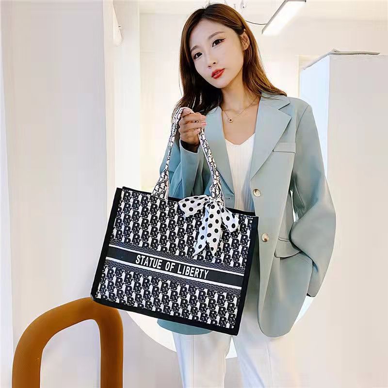 Moda bolsa de lona bolsa de hombro de gran capacidad de las mujeres casual nueva moda bolsa de compras estudiante mochila Portátil Bolsa de maquillaje