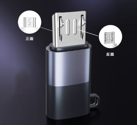 Adecuado para Apple adaptador OTG adaptador de micrófono inalámbrico typec a auriculares collar clip ultra OTG convertidor