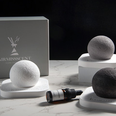 月球香薰擴香器無火香薰家用精油香薰石小擺件持久臥室香氛淨化器