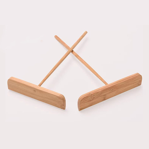 Frying Pan Press Kitchen Cart for Cooking Pancake Wraps Household Baking Tools for Making Mixed Grain Pancakes Scraper Bamboo Pancake Spatula