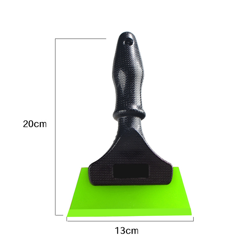 쇠고기 힘줄 스크레이퍼(녹색) 검정색 강화 조롱박 손잡이 1개