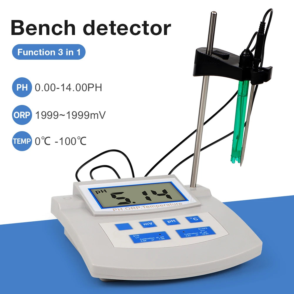 台式自动校正酸度计温度计PH/ORP计实验室分析仪水质监测仪检测仪