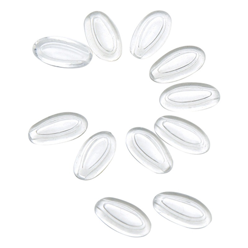 Glasses accessories silicone super soft nose pad leaf airbag bubble straight plug-in non-slip nose pad