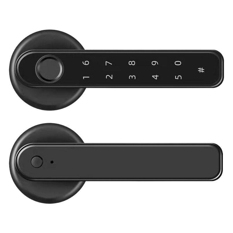 Olding graffiti Bluetooth cerradura de huellas dactilares desbloqueo de teléfono móvil habitación interior vidrio contraseña cerradura de la puerta cerradura inteligente cerradura de la puerta de madera