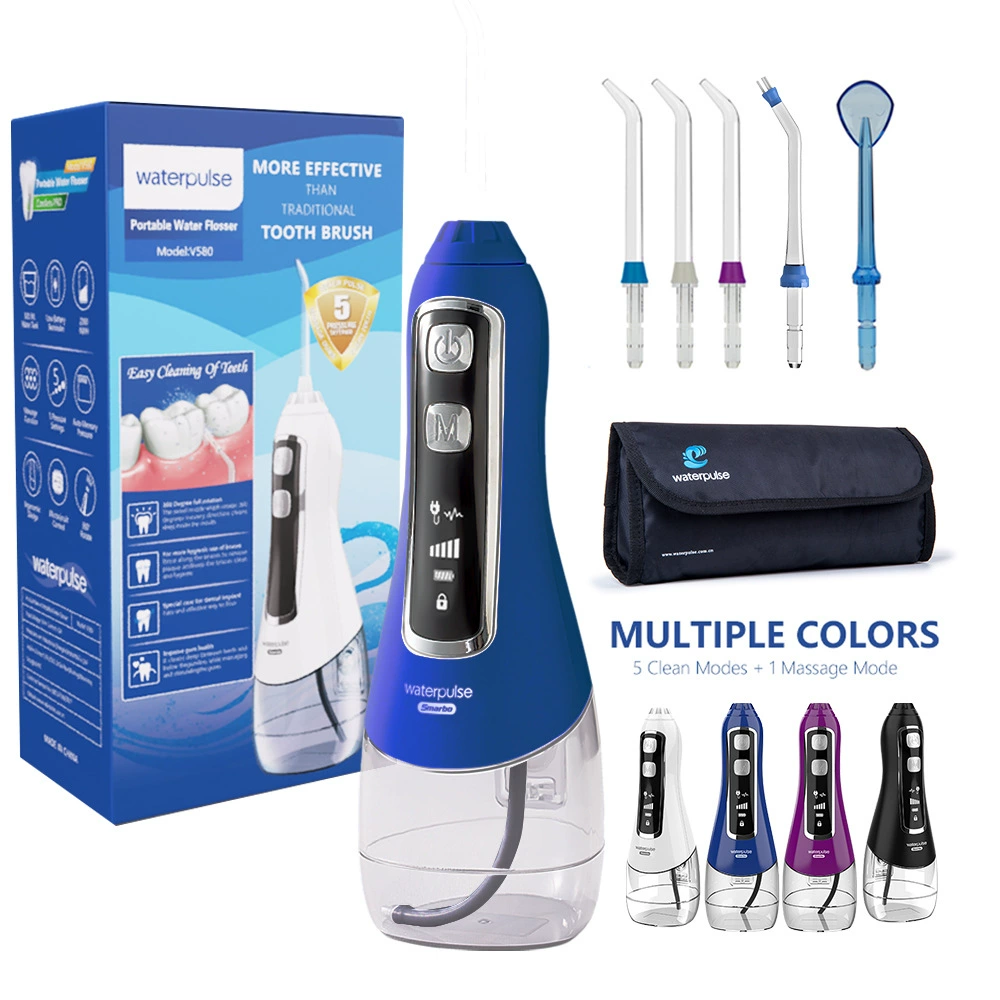 Портативный водосперелитель (Waterpulse V580) 320 мл, бытовой электрический оро-ингектор, многоцветный