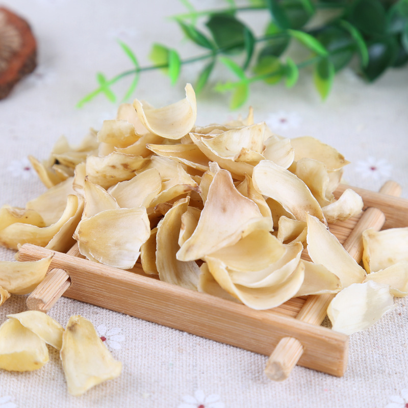 Dried Longya Lily Bulb Slices Bai He 500g Hunan Dragon Tooth Lily for Soup Tea and Congee specifications
