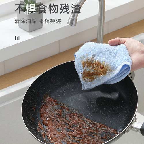 Oily removal wiping cloth wholesale kitchen cleaning lazy dishwasher towels wood pulp cotton home use water absorbing daily use scouring cloths