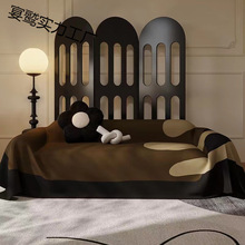 四季通用沙发巾全盖万能一片式防尘防猫抓套罩轻奢高级感防滑盖布