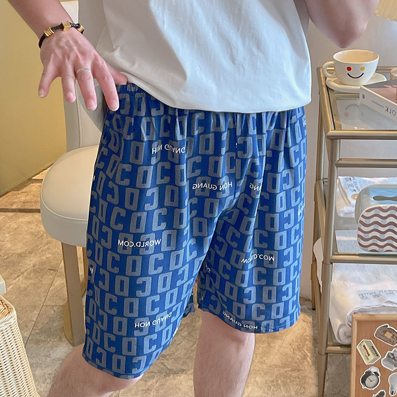 YY 남자 반바지-편지 CO 블루