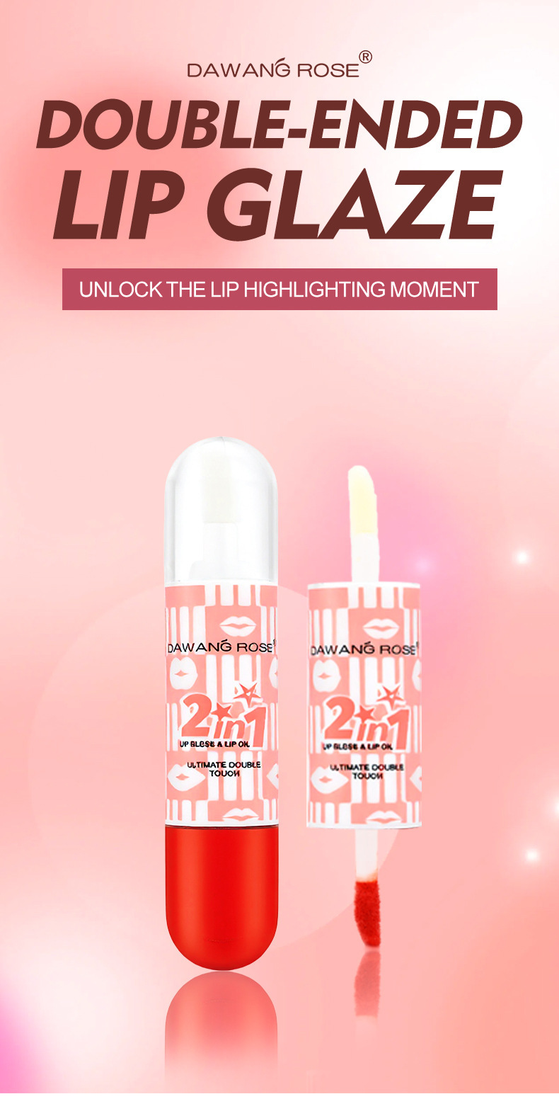 Doppelseitiger Lippenstift Und Lipgloss Für Ein Mattes Finish_voghion.com