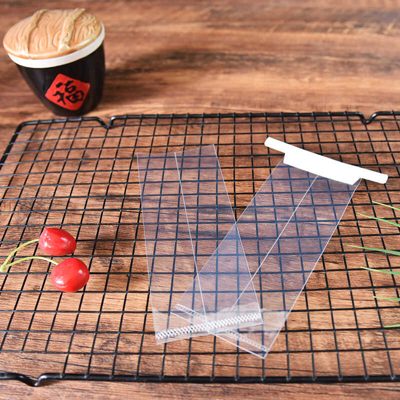 Bolsa de embalaje de Keloli transparente pequeña máquina sellada de alambre engrosado borde sellado bolsa de pastel bolsa de alimentos desechable