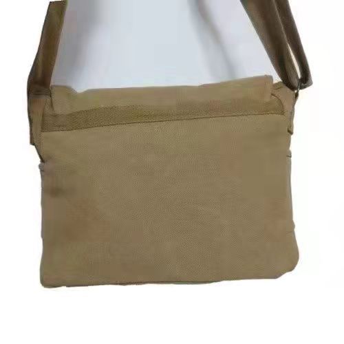 Bolso militar de hombre anti-guerra, bolso antiguo, bolso escolar, bolso militar verde puro, bolso de lona, bolso de hombre retro