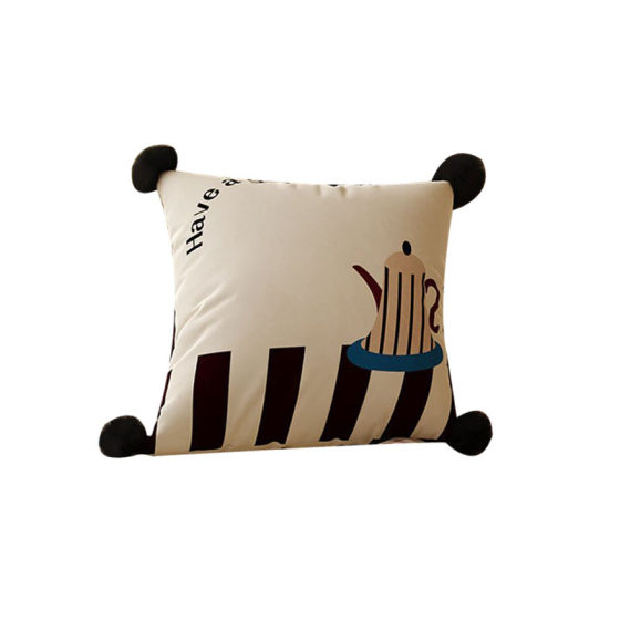 American Retro Household Pillow Detachable Pillowcase High-end Living Room Sofa Back Cushion Bedroom Bedside Ornaments