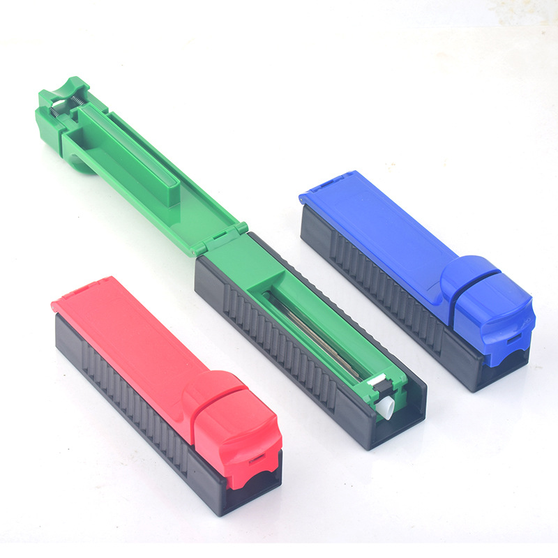 Enrollador de cigarrillos manual, máquina de anillo de humo doméstica, llenador automático de cigarrillos, máquina de cigarrillos portátil pequeña de 8 mm