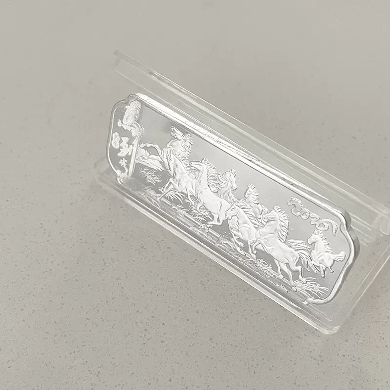 马上发银收藏品条2026马到成功纪念币工艺品直播生肖马金属会销品