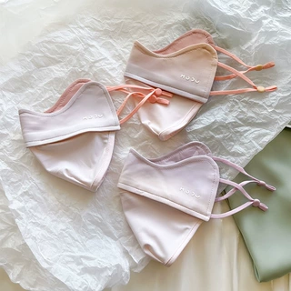 3d立体遮阳防晒口罩女防紫外线夏季高颜值护眼角冰丝黑色全脸面罩